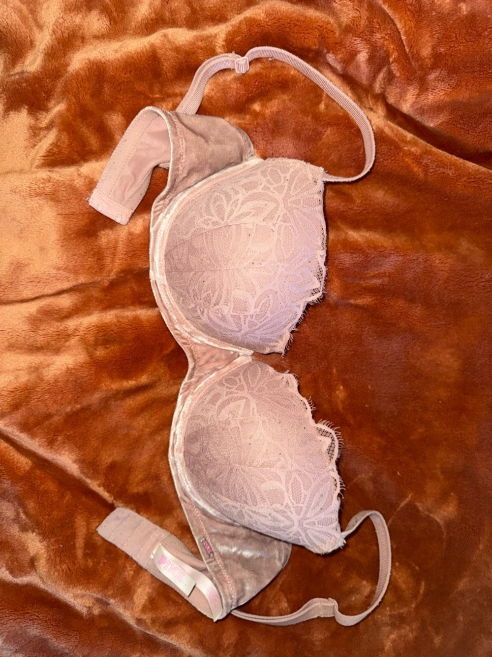 Victoria's Secret Blush Lace Underwire Bra